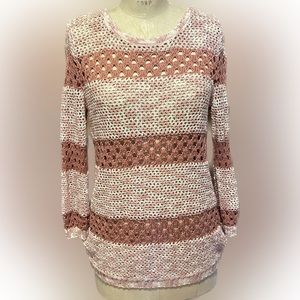 New York company sweater with open back